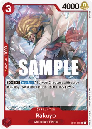 Rakuyo (OP02-019) - Paramount War - for just $0.05! 