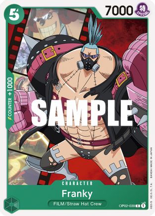 Franky (OP02-039) - Paramount War - for just $0.05! 