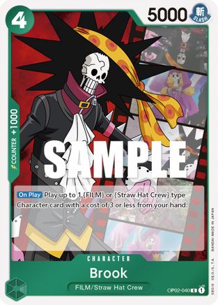 Brook (OP02-040) - Paramount War Foil - for just $0.15! 