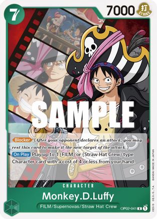 Monkey.D.Luffy (041) (OP02-041) - Paramount War Foil - for just $0.23! 