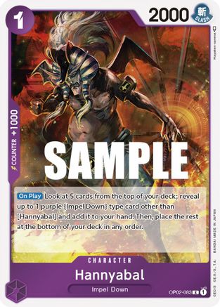 Hannyabal (OP02-083) - Paramount War Foil - for just $0.10! 