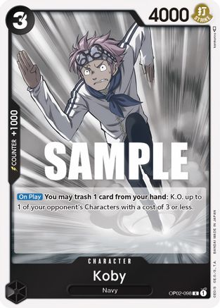 Koby (OP02-098) - Paramount War Foil - for just $0.13! 