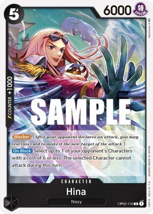Hina (OP02-110) - Paramount War Foil - for just $0.18! 