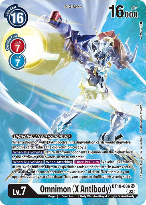 Omnimon (X Antibody) [BT10-086] (Alternate Art) [Xros Encounter] - Just $4.40! Shop now at Retro Gaming of Denver