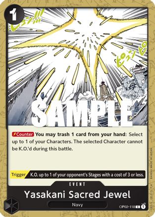 Yasakani Sacred Jewel (OP02-118) - Paramount War - for just $0.05! 