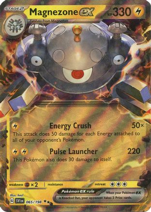 Magnezone ex 065/198 - SV01 Scarlet & Violet Base Set Holofoil - for just $0.35! 