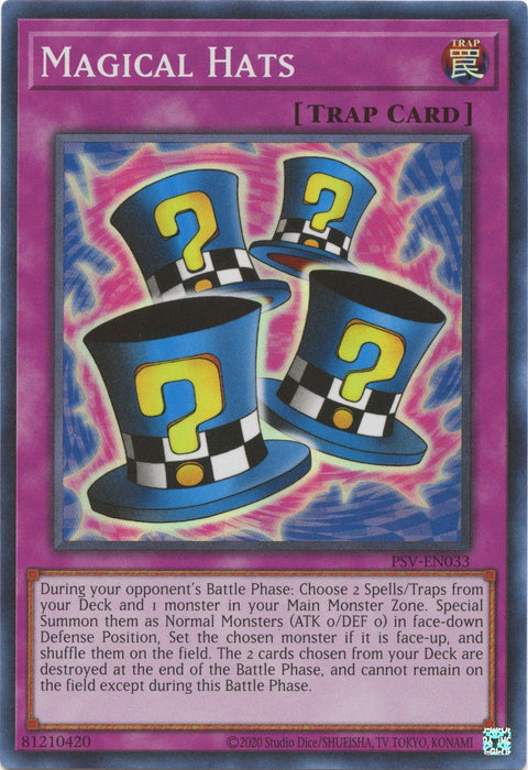Magical Hats (25th Anniversary) [PSV-EN033] Super Rare - for just $0.55! 