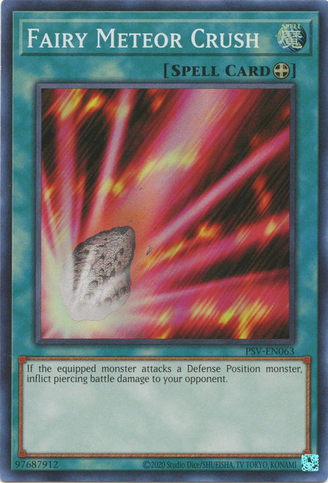 Fairy Meteor Crush (25th Anniversary) [PSV-EN063] Super Rare - for just $0.45! 