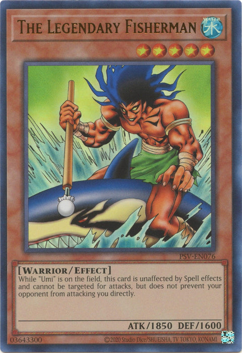 The Legendary Fisherman (25th Anniversary) [PSV-EN076] Ultra Rare - for just $2.40! 