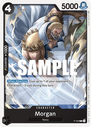Morgan (Pirates Party Vol. 2) (P-026) - One Piece Promotion Cards - for just $0.42! 