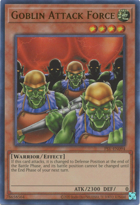Goblin Attack Force (25th Anniversary) [PSV-EN094] Ultra Rare - for just $4.25! 