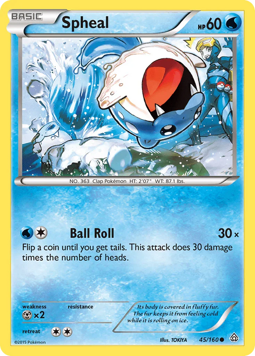 Spheal (45/160) [XY: Primal Clash] - for just $0.15! 