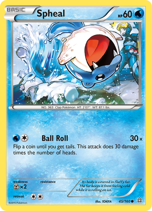 Spheal (45/160) [XY: Primal Clash] - Just $0.10! Shop now at Retro Gaming of Denver