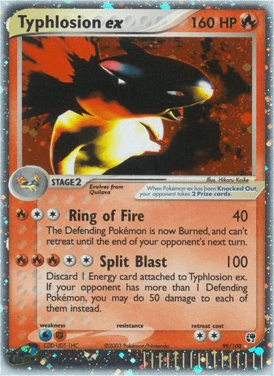 Typhlosion ex (99/100) [EX: Sandstorm] - for just $62.50! 