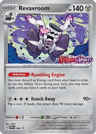 Revavroom 008 - SV Scarlet & Violet Promo Cards - Holofoil - for just $0.49! 