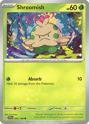 Shroomish 003/198 - SV01 Scarlet & Violet Base Set - for just $0.05! 