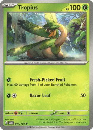 Tropius 007/198 - SV01 Scarlet & Violet Base Set - for just $0.05! 
