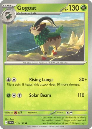 Gogoat 012/198 - SV01 Scarlet & Violet Base Set - for just $0.05! 