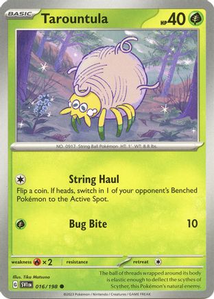 Tarountula 016/198 - SV01 Scarlet & Violet Base Set - for just $0.05! 