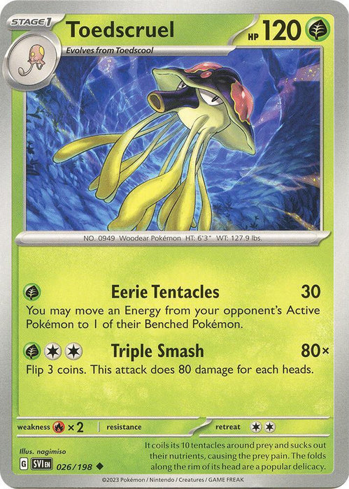 Toedscruel (026/198) [Scarlet & Violet: Base Set] - for just $0.10! 