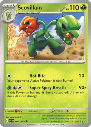 Scovillain 029/198 - SV01 Scarlet & Violet Base Set - for just $0.05! 
