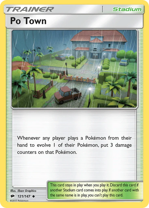 Po Town (121/147) [Sun & Moon: Burning Shadows] - for just $0.10! 