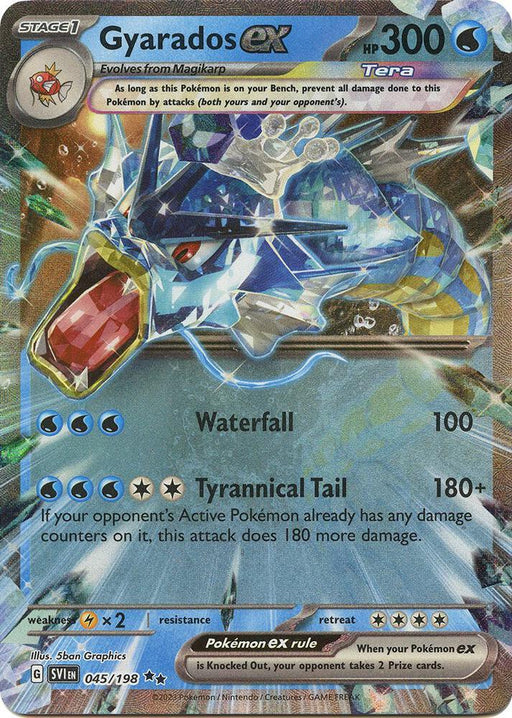 Gyarados ex (045/198) [Scarlet & Violet: Base Set] - for just $0.50! 