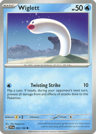 Wiglett 055/198 - SV01 Scarlet & Violet Base Set - for just $0.05! 