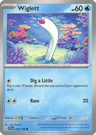 Wiglett 056/198 - SV01 Scarlet & Violet Base Set - for just $0.08! 