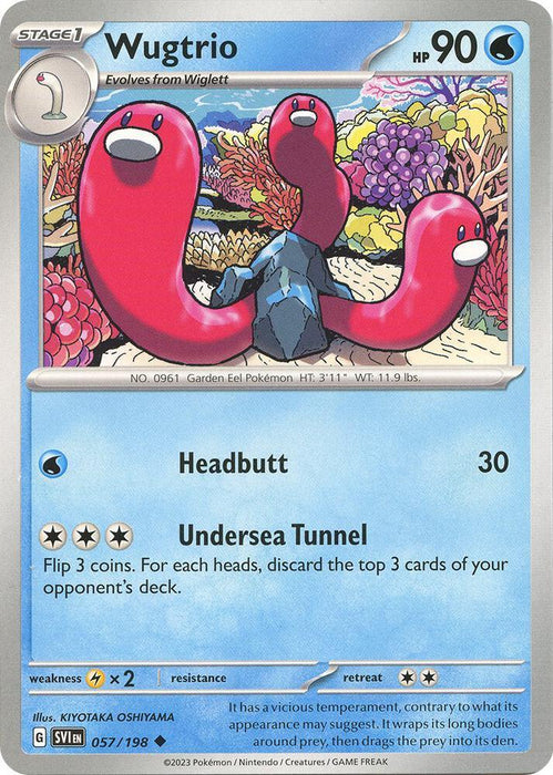 Wugtrio (057/198) [Scarlet & Violet: Base Set] - for just $0.10! 