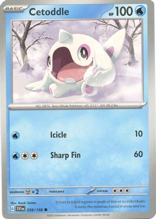 Cetoddle 059/198 - SV01 Scarlet & Violet Base Set - for just $0.05! 