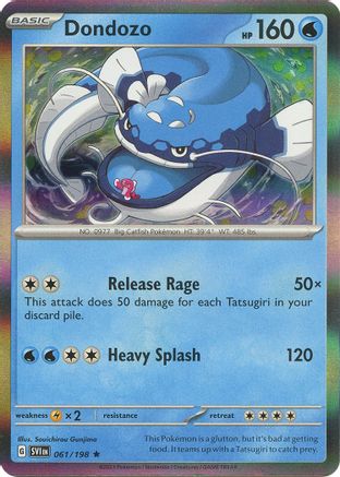 Dondozo 061/198 - SV01 Scarlet & Violet Base Set Holofoil - for just $0.06! 