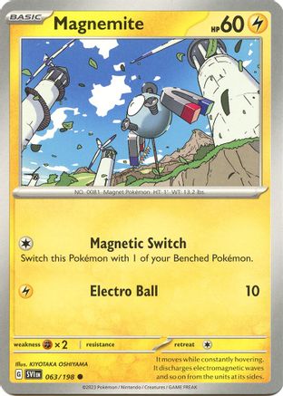 Magnemite 063/198 - SV01 Scarlet & Violet Base Set - for just $0.05! 