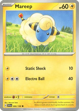 Mareep 066/198 - SV01 Scarlet & Violet Base Set - for just $0.08! 