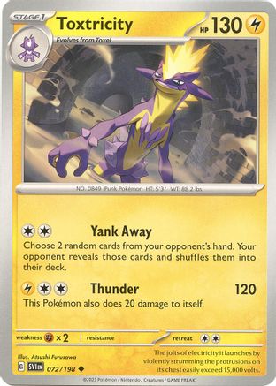 Toxtricity 072/198 - SV01 Scarlet & Violet Base Set - for just $0.08! 