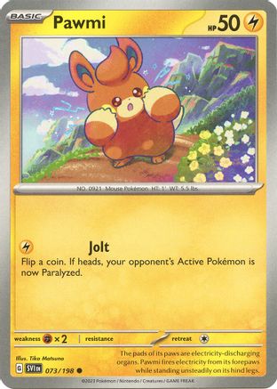 Pawmi 073/198 - SV01 Scarlet & Violet Base Set - for just $0.07! 