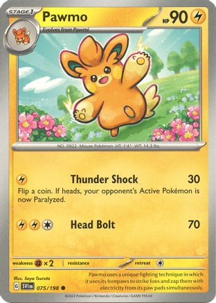 Pawmo 075/198 - SV01 Scarlet & Violet Base Set - for just $0.05! 