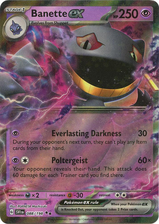 Banette ex (088/198) [Scarlet & Violet: Base Set] - for just $0.30! 