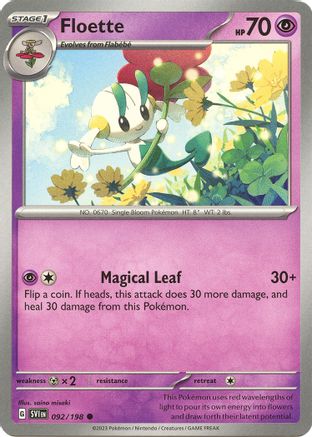 Floette 092/198 - SV01 Scarlet & Violet Base Set - for just $0.05! 