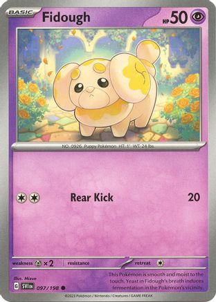 Fidough 097/198 - SV01 Scarlet & Violet Base Set - for just $0.05! 