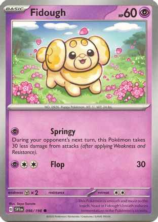 Fidough 098/198 - SV01 Scarlet & Violet Base Set - for just $0.10! 