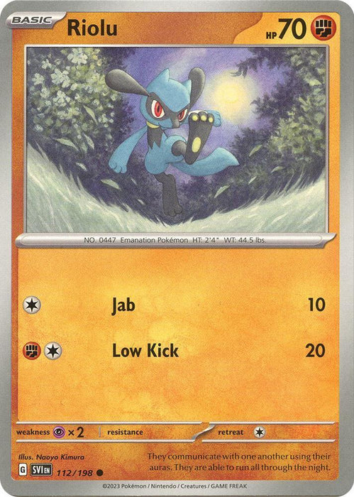 Riolu (112/198) [Scarlet & Violet: Base Set] - for just $0.10! 