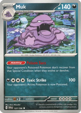 Muk 127/198 - SV01 Scarlet & Violet Base Set - for just $0.05! 