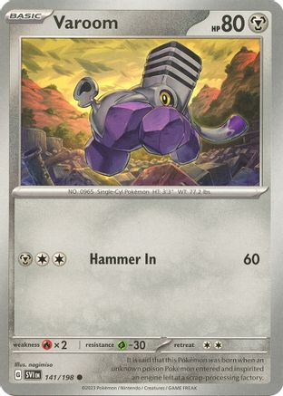 Varoom 141/198 - SV01 Scarlet & Violet Base Set - for just $0.04! 