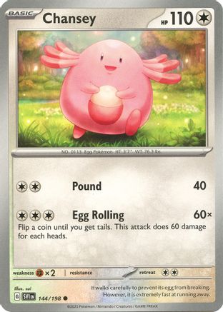 Chansey 144/198 - SV01 Scarlet & Violet Base Set - for just $0.07! 