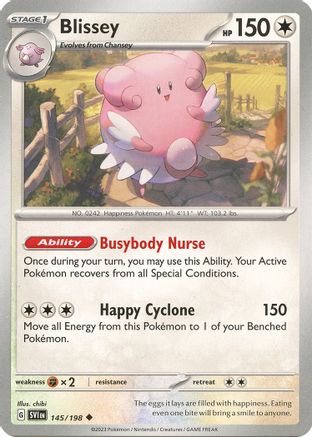 Blissey 145/198 - SV01 Scarlet & Violet Base Set - for just $0.05! 