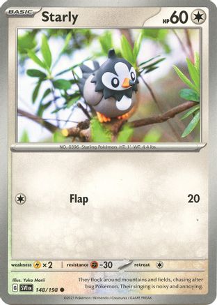 Starly 148/198 - SV01 Scarlet & Violet Base Set - for just $0.08! 