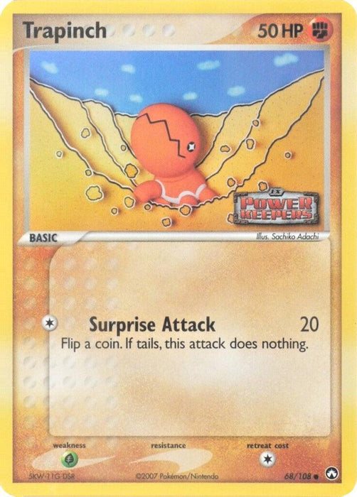 Trapinch (68/108) (Stamped) [EX: Power Keepers] - for just $12.40! 