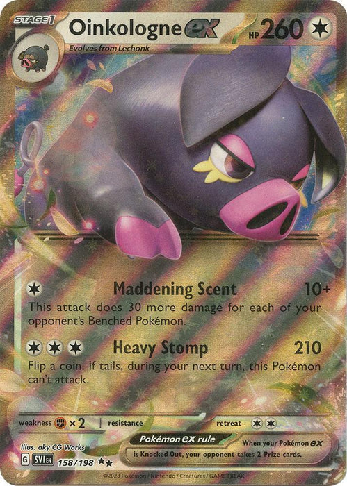 Oinkologne ex (158/198) [Scarlet & Violet: Base Set] - for just $0.30! 