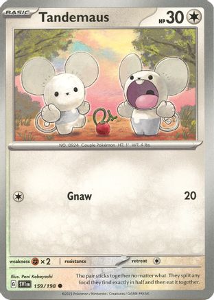 Tandemaus 159/198 - SV01 Scarlet & Violet Base Set - for just $0.06! 